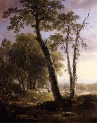 Asher Brown Durand Landscape Composition,Afternoon,in the woods oil painting artist